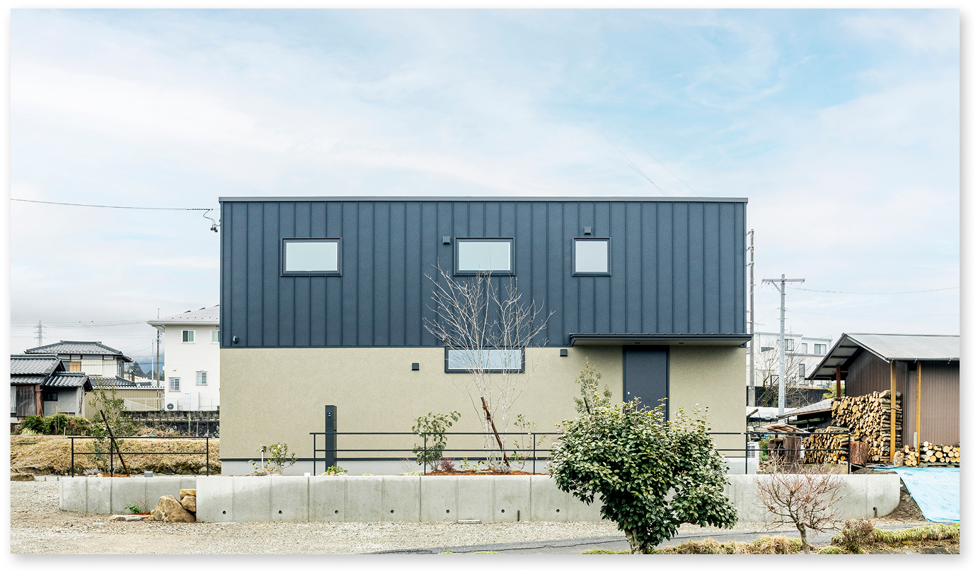 薪ストーブを愉しむ、中津川33坪の半平屋。
